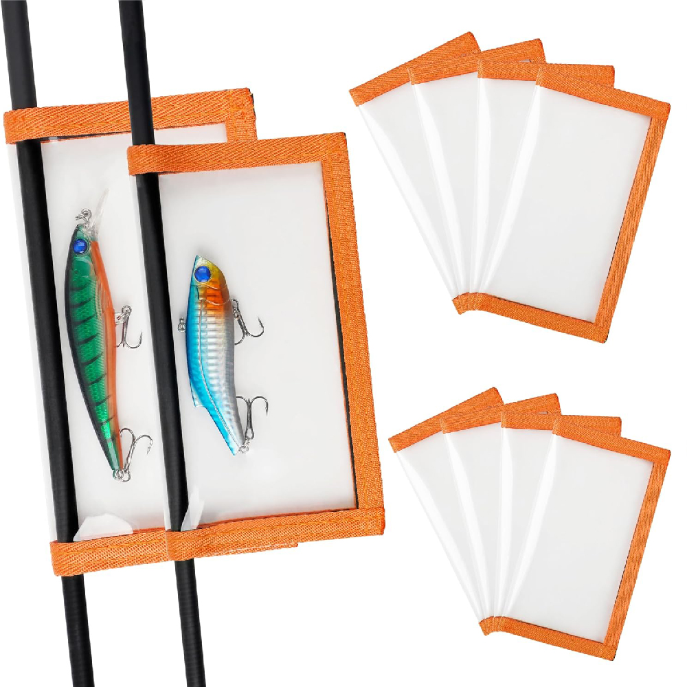 Saltwater Fishing Hook - 4Pcs Fishing Lure Wraps Durable Clear