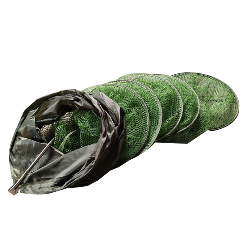Fishing Quest - Folding Fishing Net Tackle Aluminum Ring