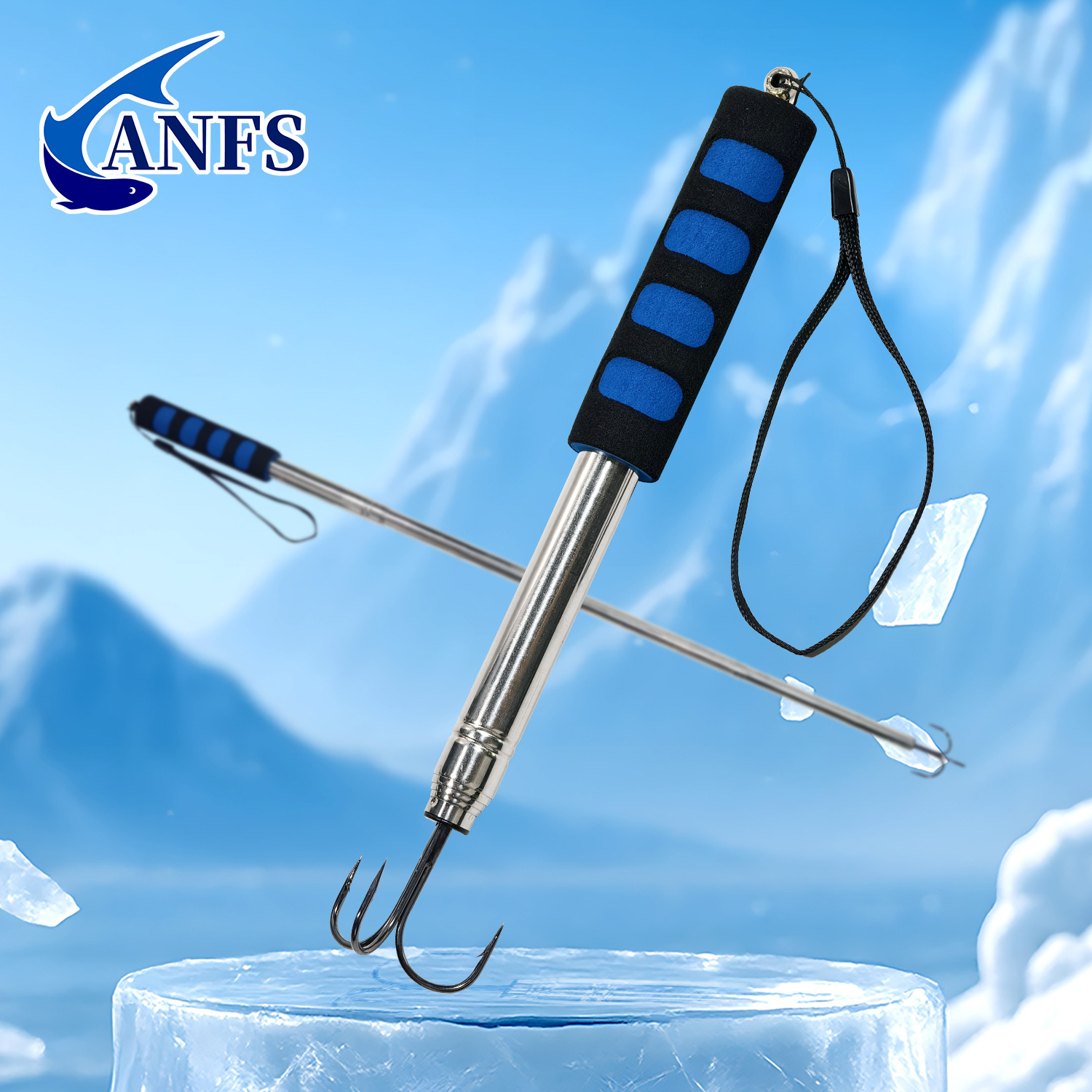 ANFS 1pcTelescopic Fishing Gaf - Saltwater Fishing Hook ulasan dan harga