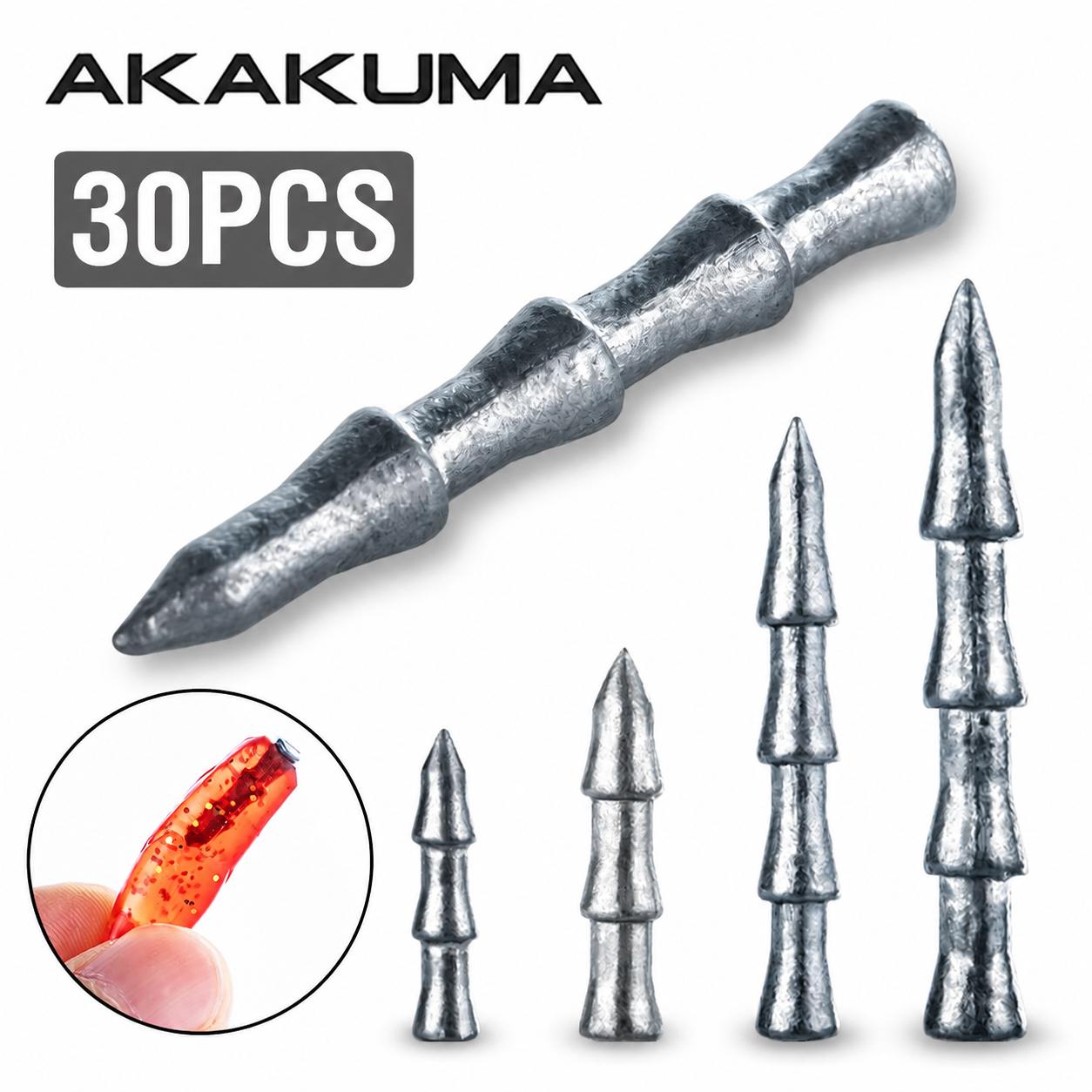 30Pcs Tungsten Nail Weights Hi - Fishing Quest ulasan dan harga