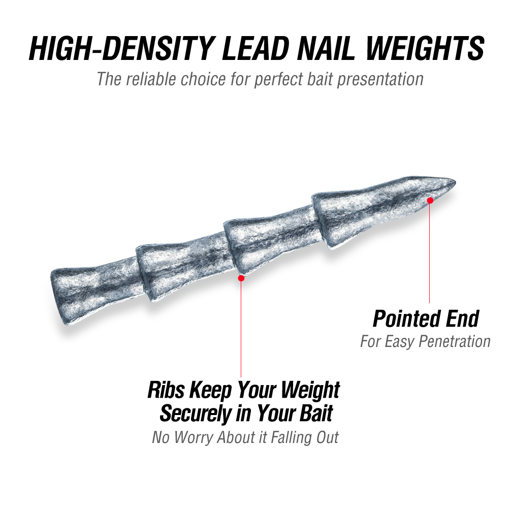 30Pcs Tungsten Nail Weights Hi - Fishing Quest ulasan dan harga