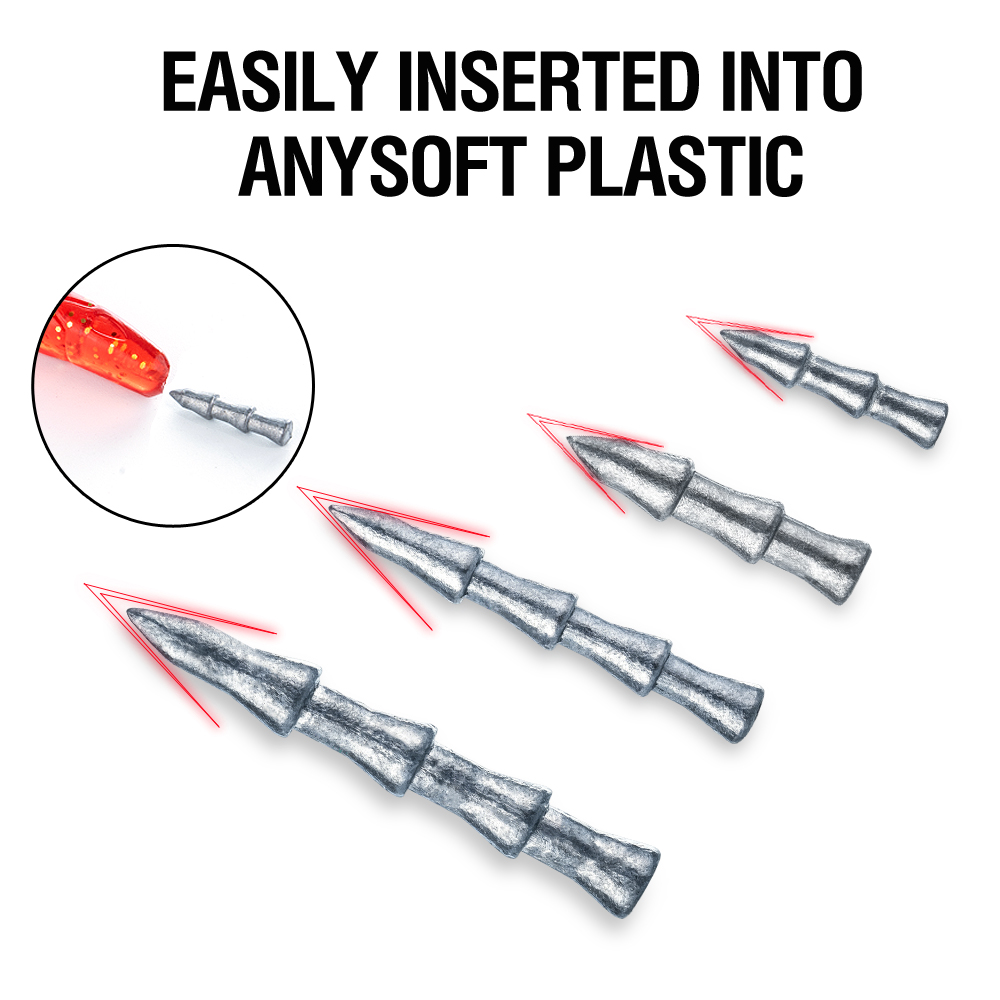 30Pcs Tungsten Nail Weights Hi - Fishing Quest ulasan dan harga