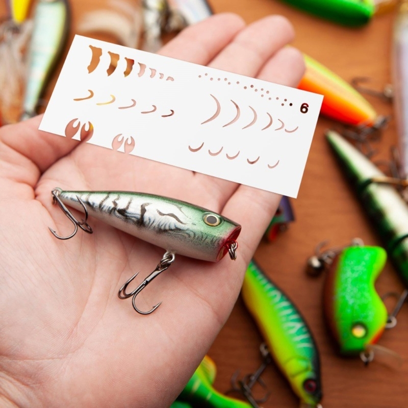  6Pcs Fishing Lure Drawing Tem - Fishing Equipment Gear ulasan dan harga